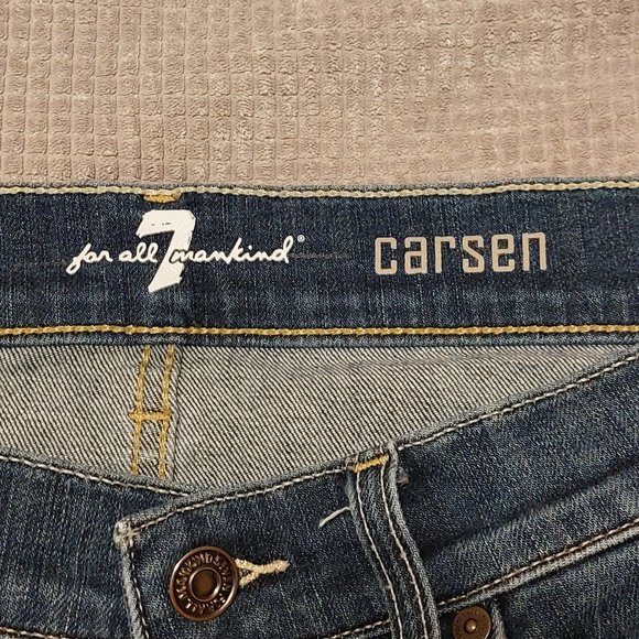 7 For All Mankind-Men's Carsen Fit Jeans Size 33 x 33 - Picture 5 of 5